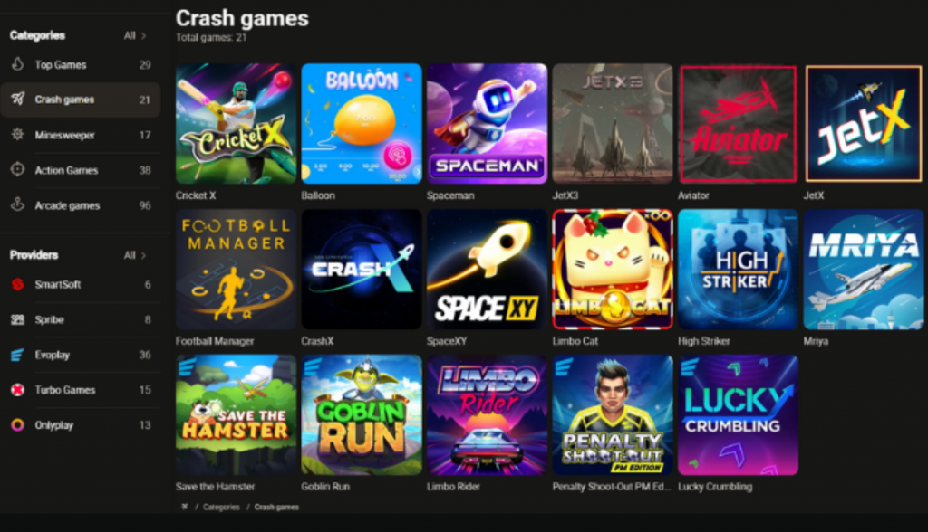 O que são Crash Games?
