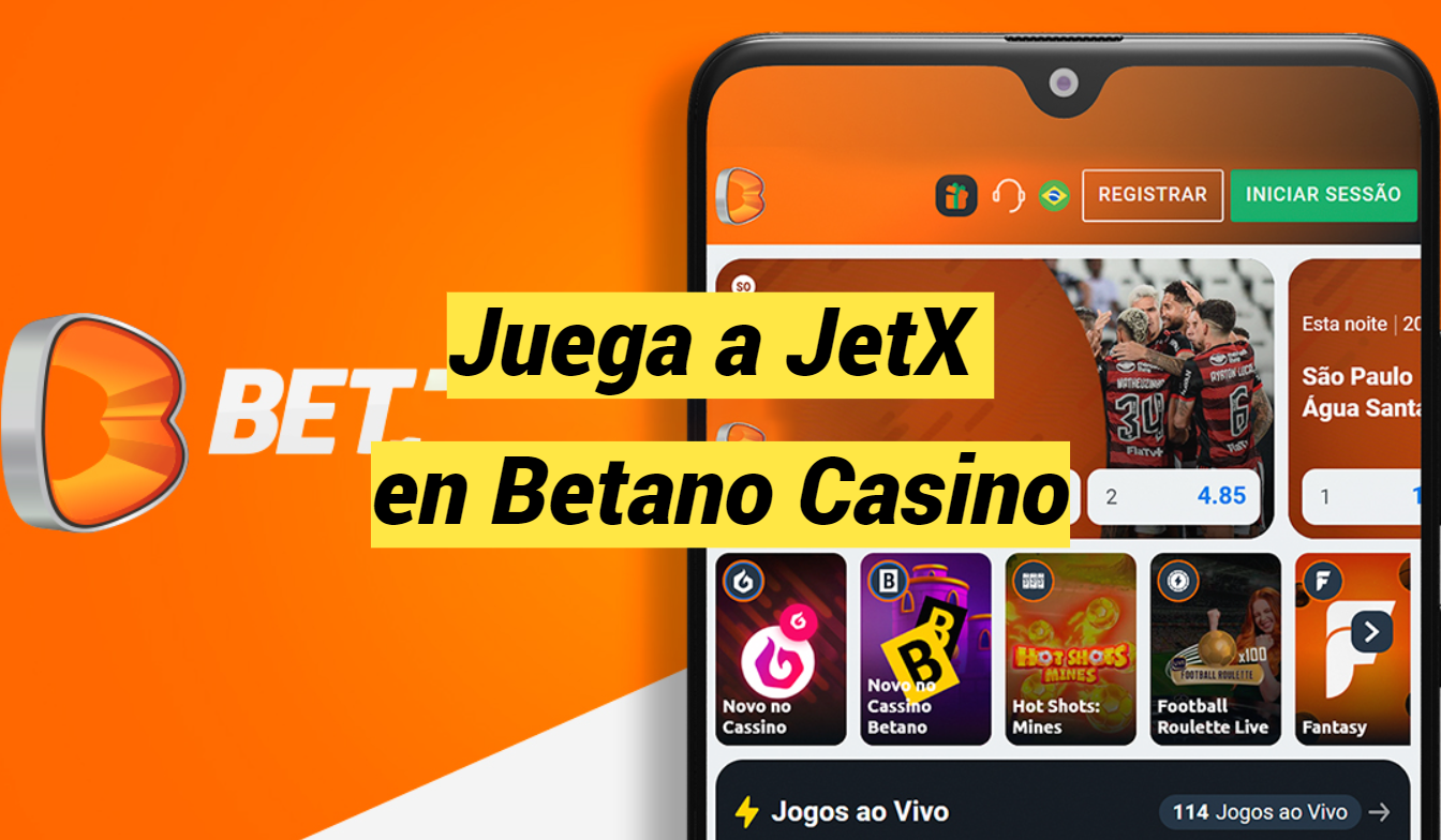 Juega a JetX en Betano Casino