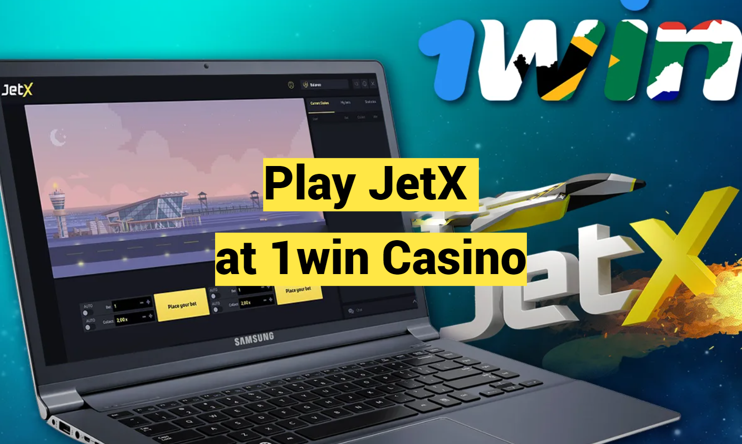 Play JetX at 1win Casino