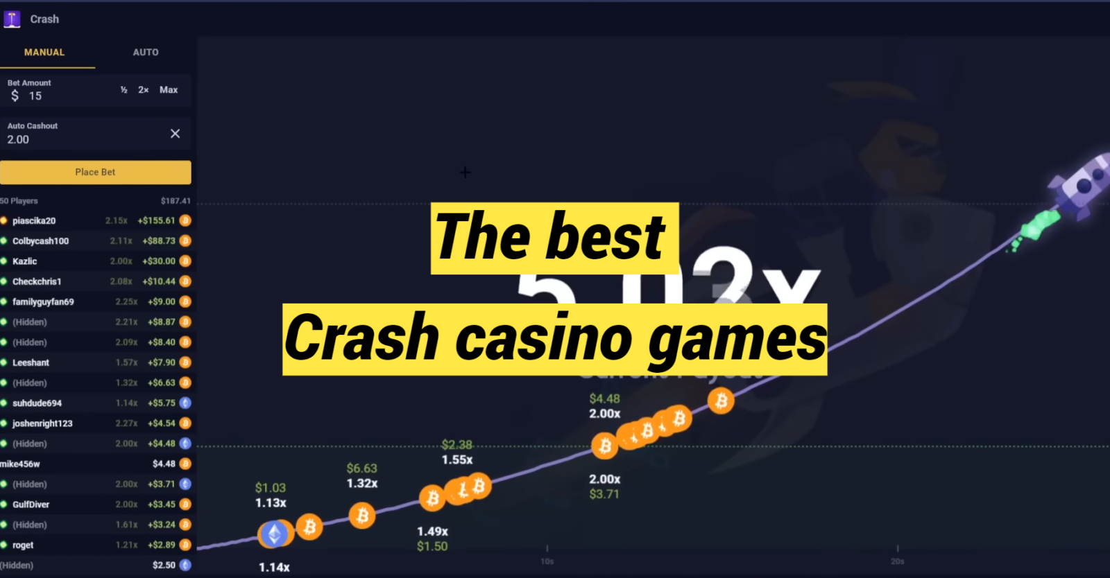 The best Crash casino games