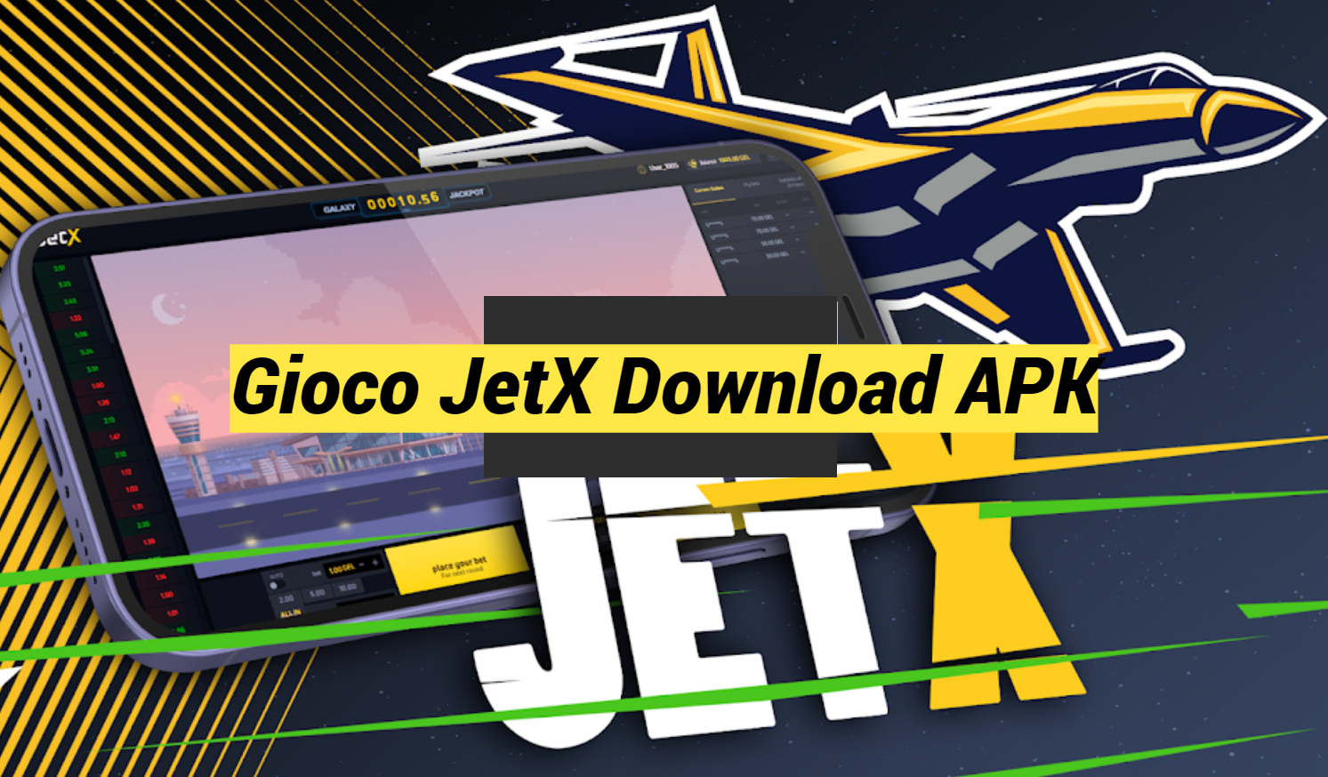 Gioco JetX Download APK